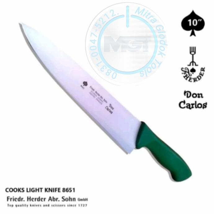 langsung order saja] pisau daging pisau cap garpu 10" SS Don Carlos ORI solingen germani