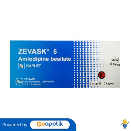 ZEVASK 5 MG BOX 30 KAPLET