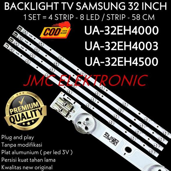 BACKLIGHT TV LED SAMSUNG 32 INC UA32EH4000 UA32EH4003 UA32EH4500 UA-32EH4000 32EH4003 32EH4500 LAMPU