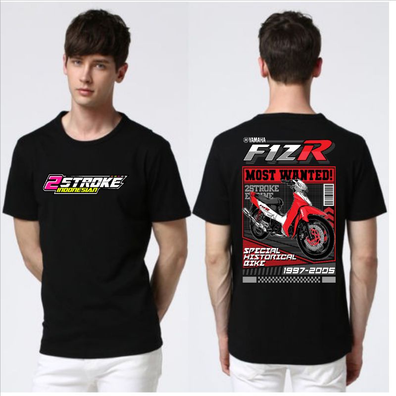 KAOS DISTRO 2 STROKE INDONESIAN FIZ R