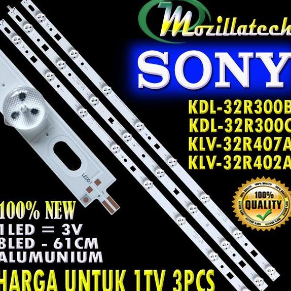 backlight sony KDL32R300B lampu backlight tv sony 32r300b backlight tv sony 8k