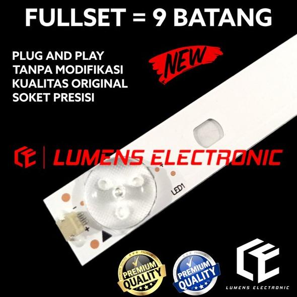 BACKLIGHT TV LED POLYTRON 40 INC PLD40S140 PLD40S153 PLD40S156 PLD40T150 PLD40B150 PLD40D150 PLD40V1