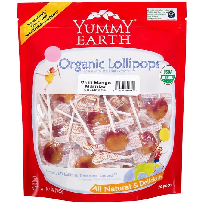 

Yummy Earth - Organic Fruit Lollipops - Fruit Pouch