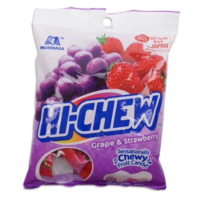 

HI-CHEW chewy candy - Grape & Strawberry 100g