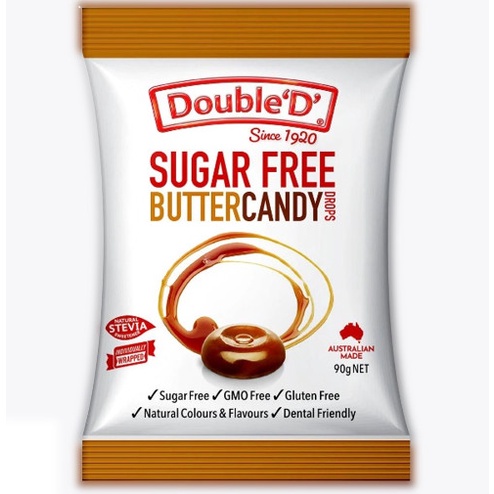 

Double D SUGAR FREE CANDY BUTTER Permen Sugar Free Bebas Gula Gluten