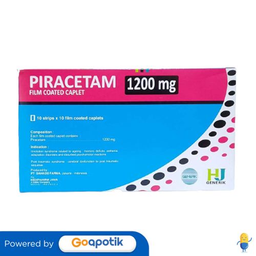 PIRACETAM HEXPHARM 1200 MG BOX 100 TABLET