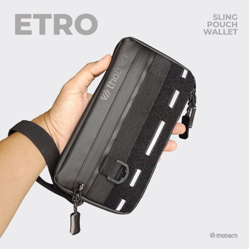 Sling Pouch Pria Etro Sling Wallet Tas Selempang Handphone Pouch Bag Multifungsi Dompet Hp Unisex
