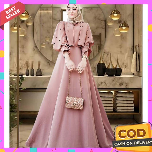Naura Set Jumbo Xxxl Ld 120 /Setelan Celana Wanita Terbaru/Set Baju+ Celana Muslimah Polos Kekinian/