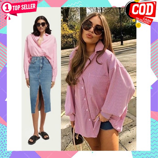 Blose Korea Kmja Terbaru Bloese Muslim Kantor Bju Perempuan Polos Pakaian Kasual Cewe Dewasa Atasan 