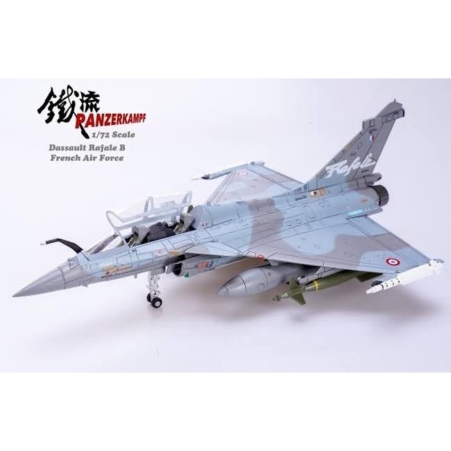 Diecast Pesawat Tempur Rafale French Air Force 1/72 By Panzerkampf