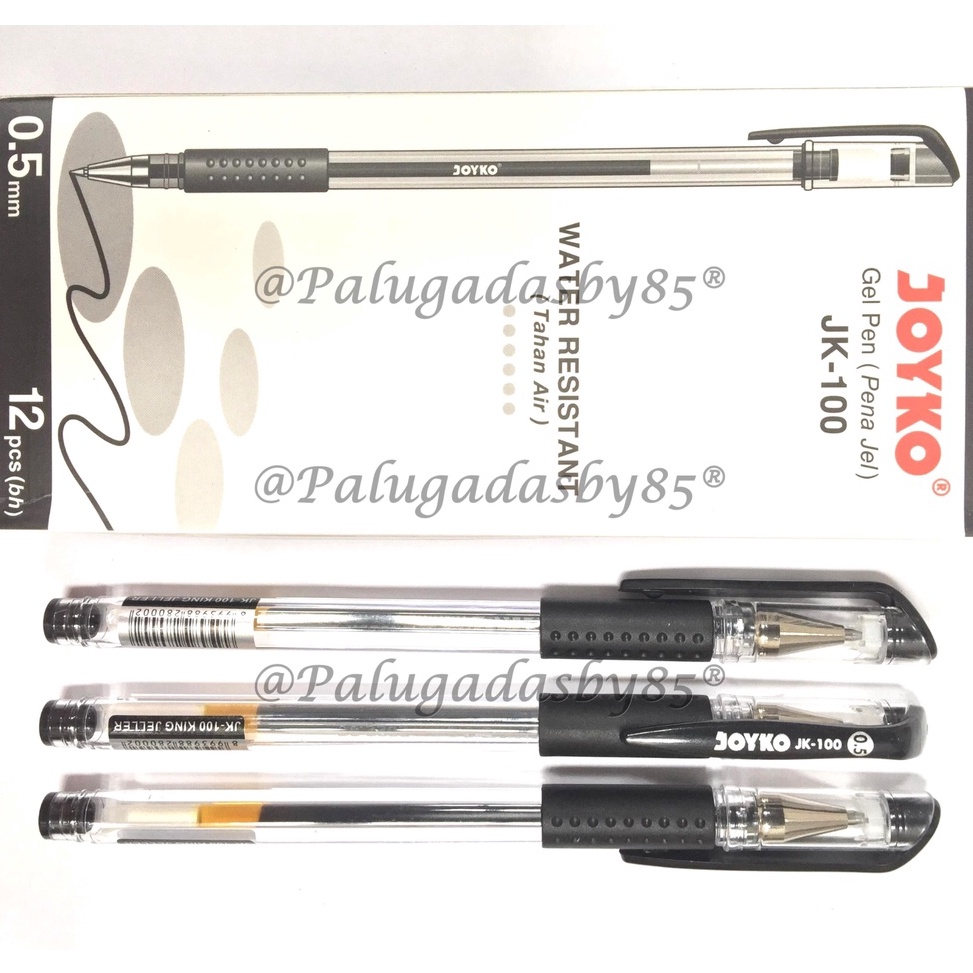 

Ready Stok.. JOYKO Bolpen Joyko JK-100 King Jeller 0.5 Gel Pen (1 Pak Isi 12 Pcs) / Pena Gel Joyko JK 100 / Joyko JK100 / Gel Pen Joyko / Pulpen Joyko / Pena Joyko / Pulpen Gel Joyko NCH