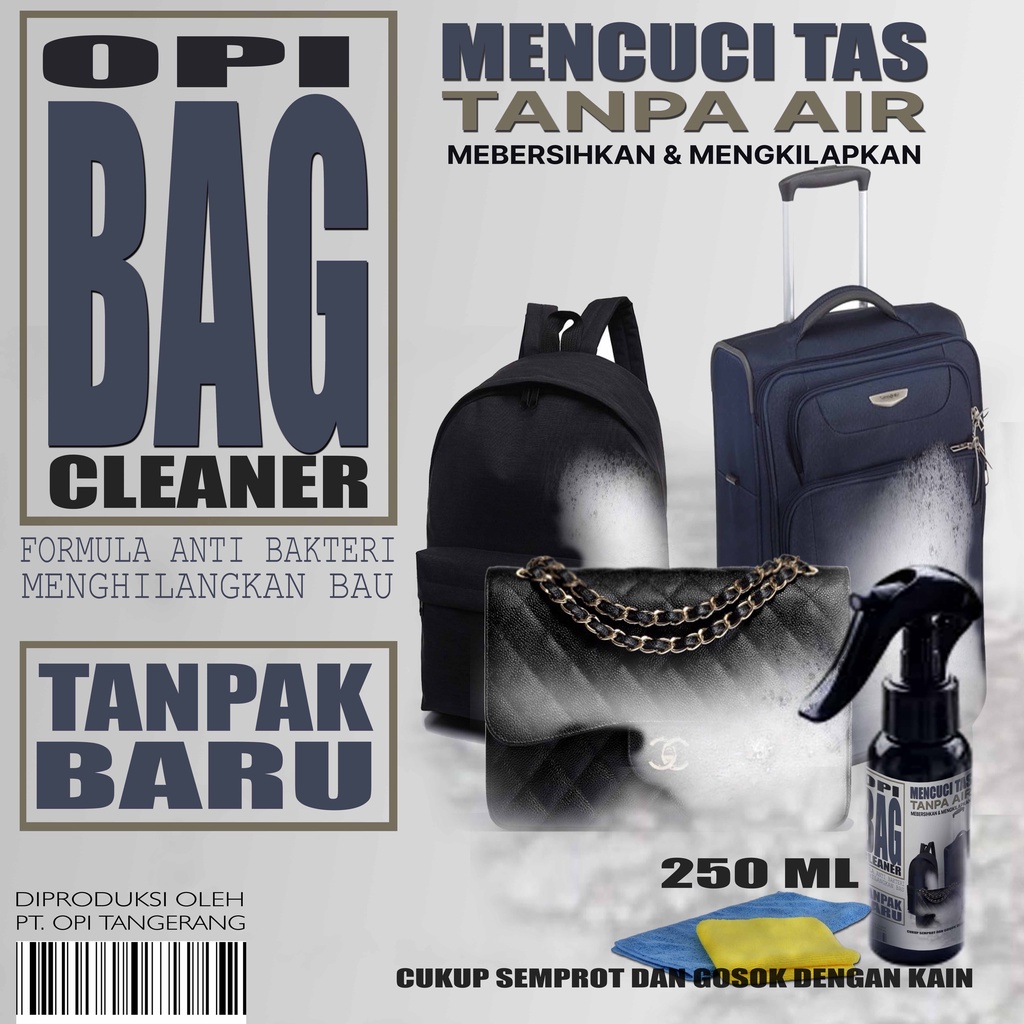 Spray pembersih tas kulit dari jamur dan kotoran praktis tinggal semprot EPS55 TKBB3