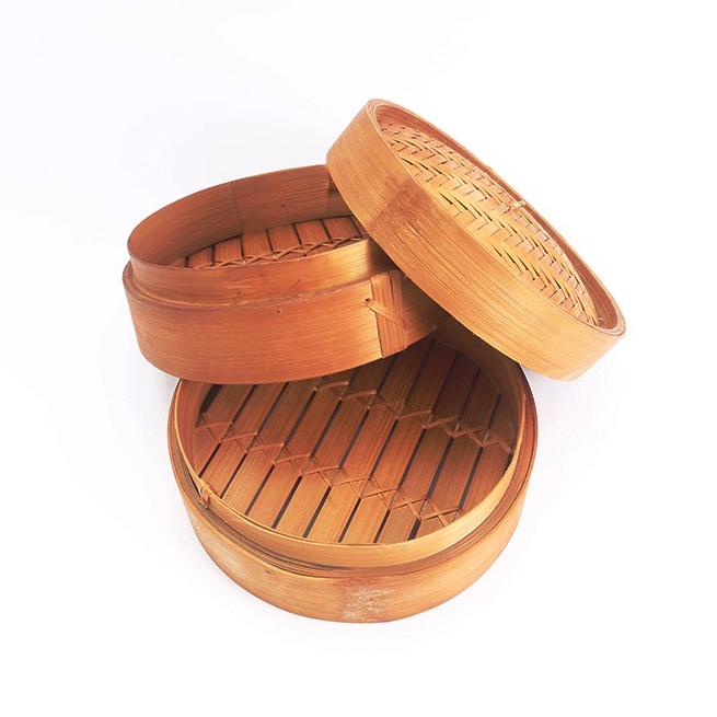 "'''] KLAKAT DIMSUM BAMBU L -Kukusan Dimsum/ Piring Bambu/ Wadah Dimsum