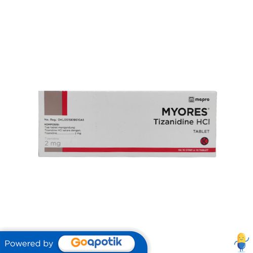 MYORES 2 MG BOX 100 TABLET