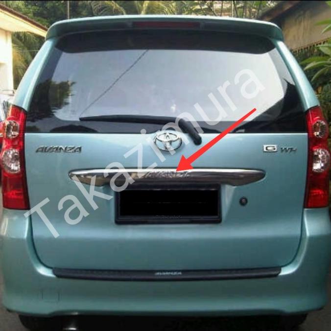 List Trunklid Pintu Belakang Emboss Mobil Avanza Xenia Lama 2004-2011