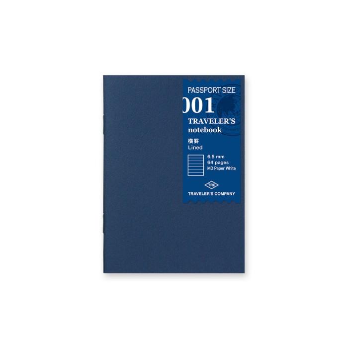 

Midori TRAVELER'S Notebook Passport Refill - 001 Lined