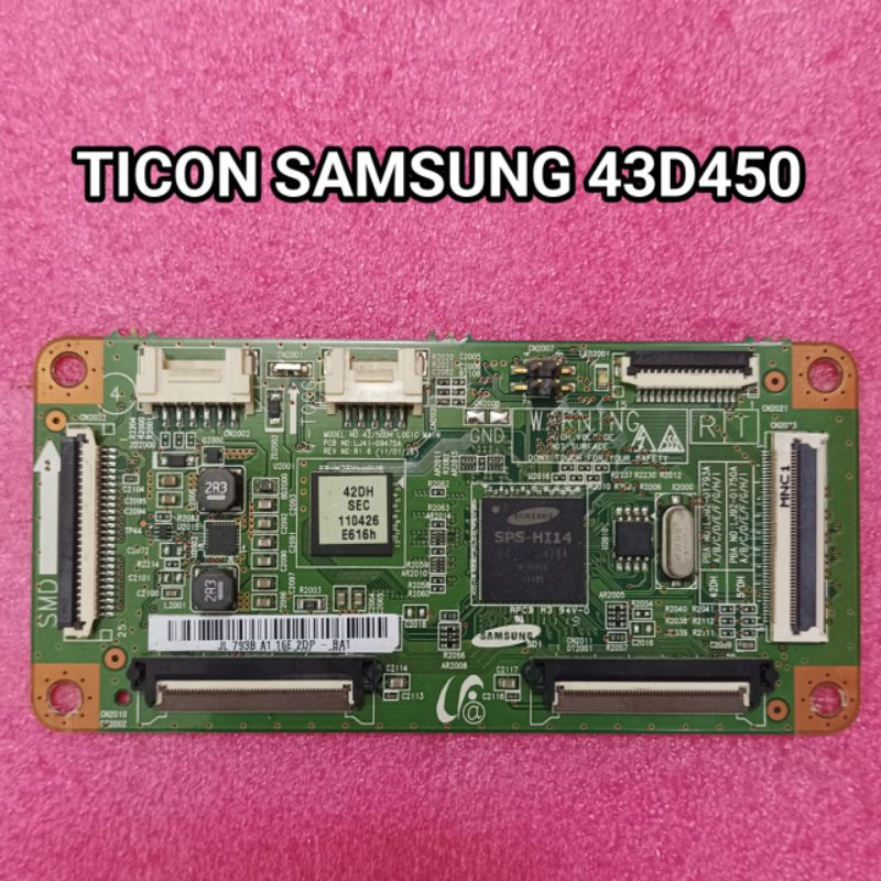 SAMSUNG 43D450 TICON TV - TICON - TIKON - TCON - T-CON - TICON ORIGINAL