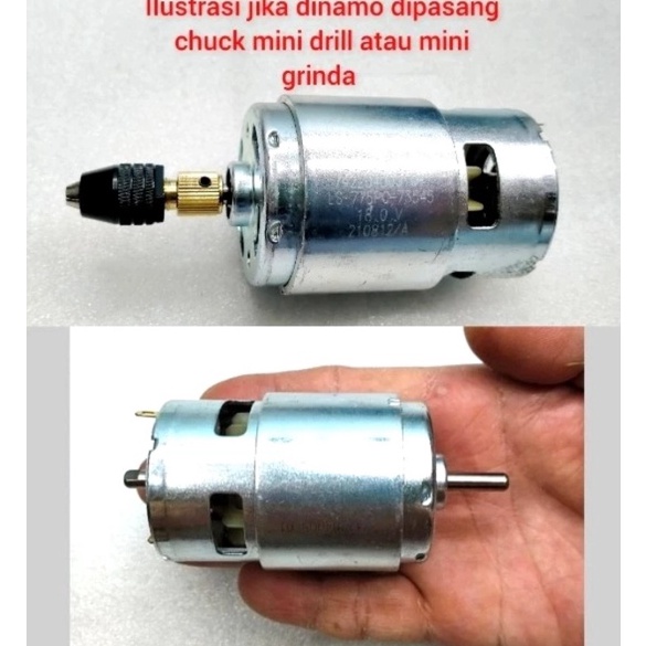 Terlaku... Dinamo LS 775 PC/ DC 12V/ MOTOR DINAMO 775 dc 12v - double bearing