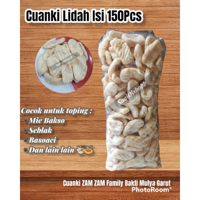 

wiw Cuanki lidah Isi 150Pcs Enak Gurih Lezat Dan Renyah Cocok Untuk Tambahan Mie Bakso Seblak free