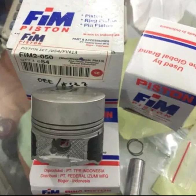 Piston Seher Kit Fim Jupiter Z Kharisma High Dome Mentah Fim 2