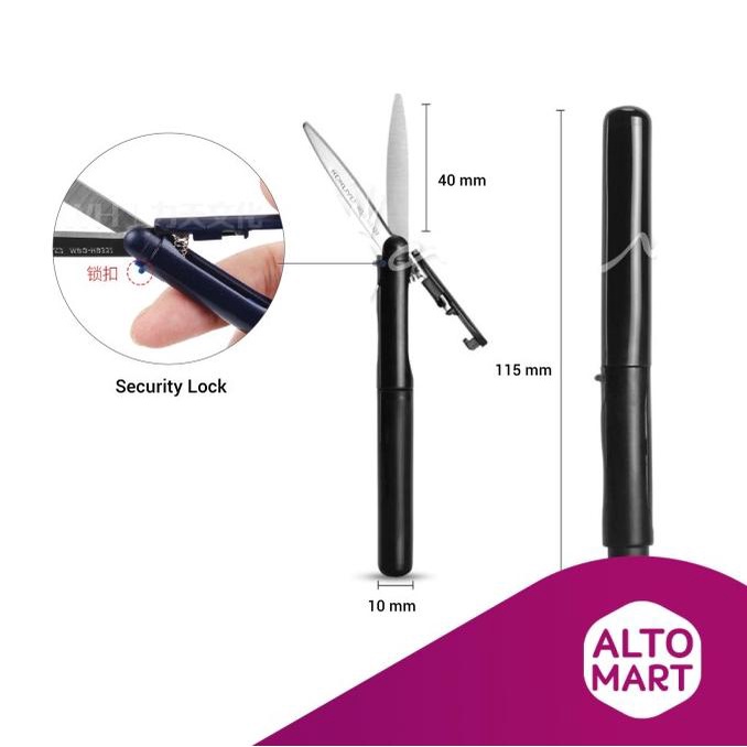

Kokuyo Urban Impression Fit Saxa Compact Pen Scissors Gunting Lipat