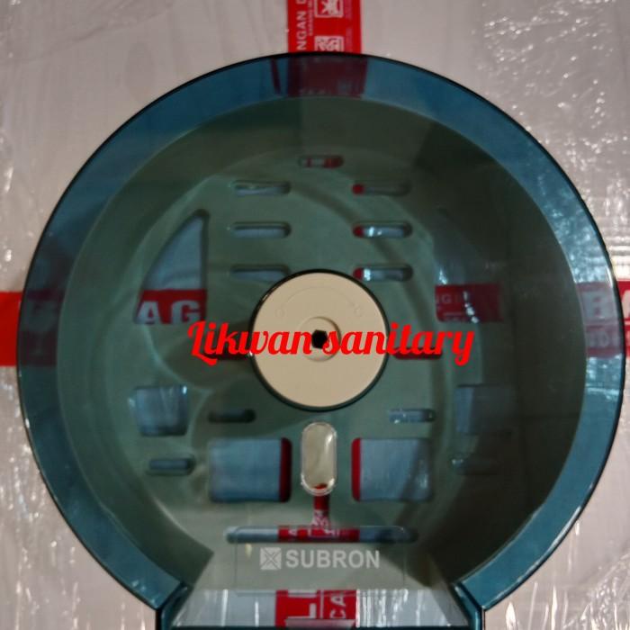 Tempat tissue jumbo roll biru / tempat tissue roll toilet