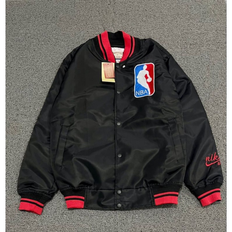 Jaket Varsity NBA - Jaket Bomber Unisex Tag Label