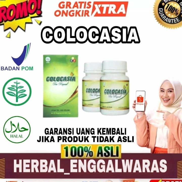 (COD )NEW_PRODUCT COLOCASIA ASLI ORIGINAL OBAT ANTISENDI TERBAIK DIJAMIN KHASIATNYA, COLOCASIA ORIGI