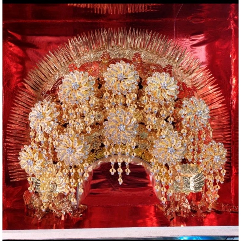 Sunting minang Gold ( 10 bros )/suntiang padang/suntiang minang viral