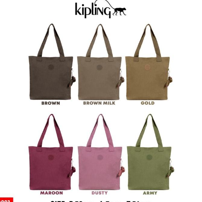 Tas Wanita Tote Bag Kipling 6002.Tas Wanita Tas Tote Bahan Nylon Tote Bag Kipling Discount