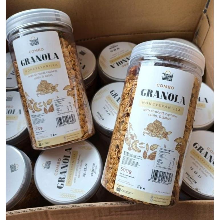 

Combo Granola 500 gram cemilan sehat khas timur tengah Best Seller