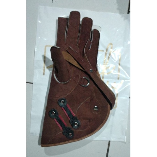 sarung tangan burung hantu elang besar owl/glove falconry te