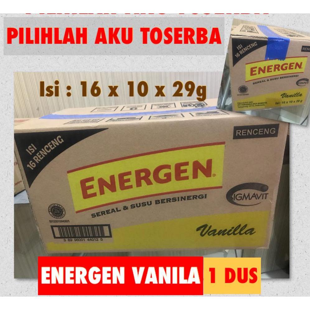 

Energen VANILA VANILLA Renceng 29gr x 10 Sachet (HARGA 1 DUS) Best Seller
