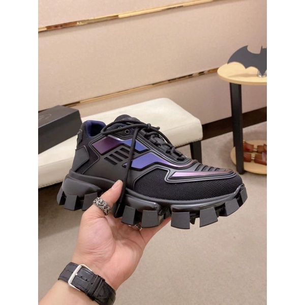 sepatu pria sneaker pr4da cowok thunder men shoes wedges new p1shoes