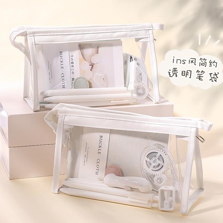 

Berkualitas! Imoda 1pc Tempat Pensil Transparan Minimalis Gaya Korea Untuk Pelajar ,.