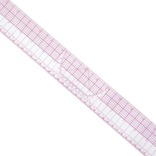 

BAYAR DITEMPAT - Penggaris Jahit - Quilting Ruler Lurus B-97 (Transparan)