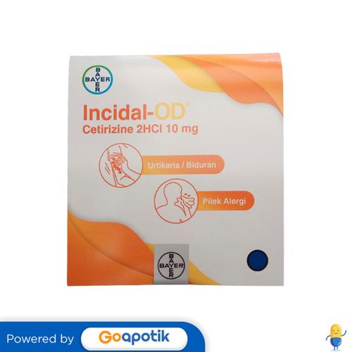 INCIDAL-OD 10 MG STRIP 4 KAPSUL