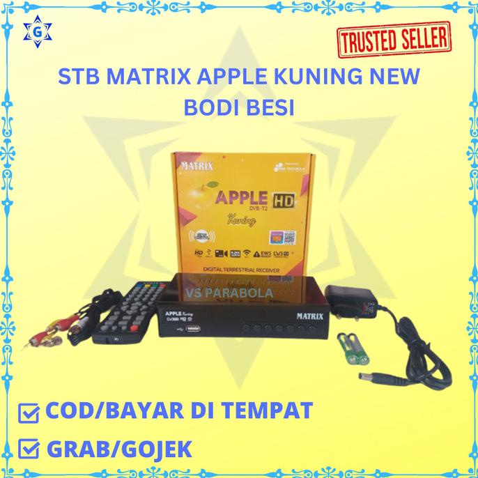 SET TOP BOX DVB T2 KUNING MATRIX APPLE