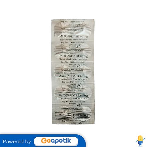 IMOCARD SR 60 MG STRIP 10 TABLET