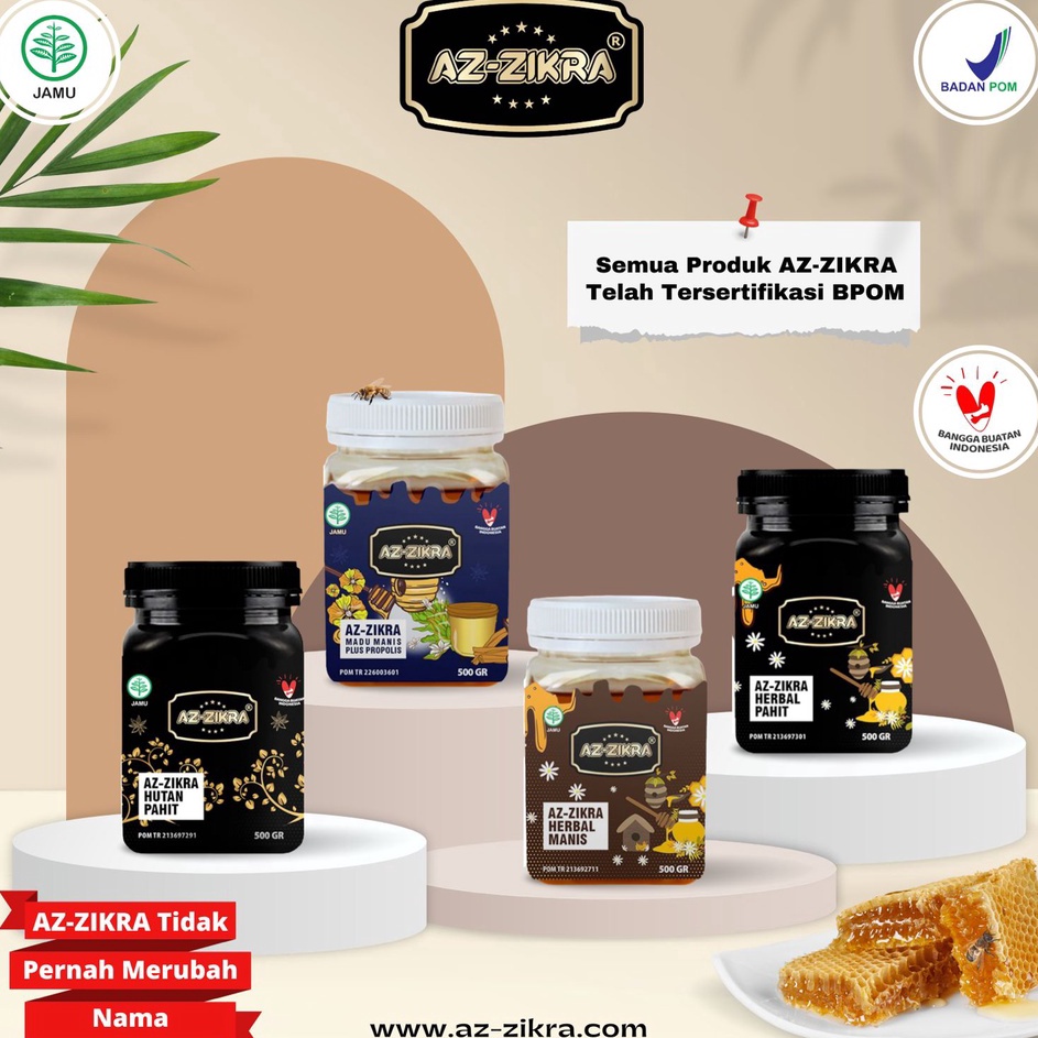 

Promo ⭐✔️ MADU AZ-ZIKRA 500GR ORIGINAL BPOM
