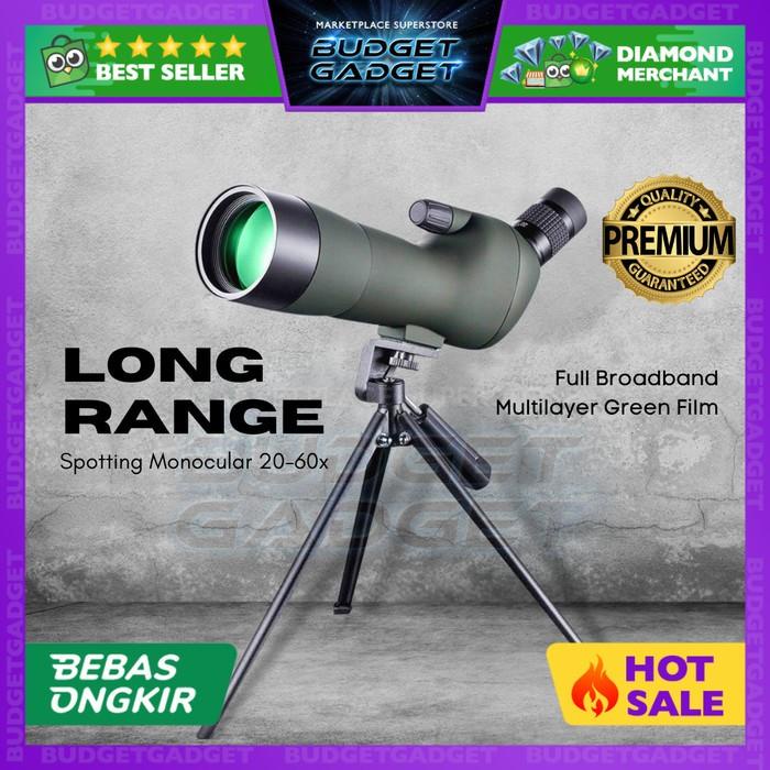 Terlaris Eyebre Teropong Teleskop Spotting Monocular Telescope + Tripod Kaki