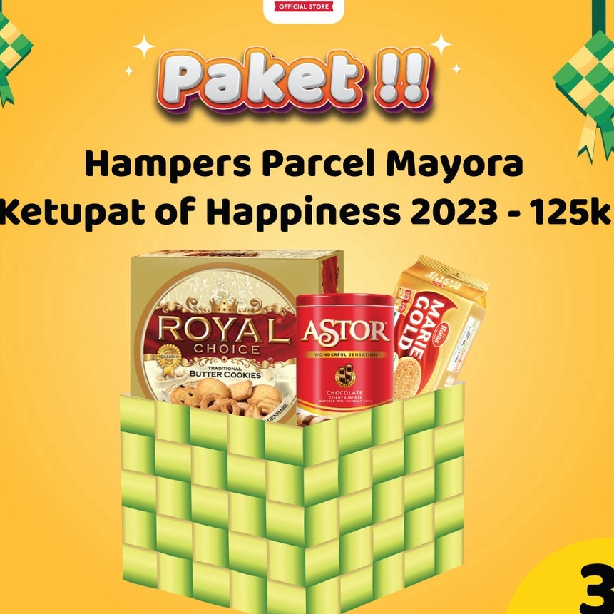 

Termurah | KI3 | Hampers Parcel Mayora Ketupat of Happiness 2023 - 125k