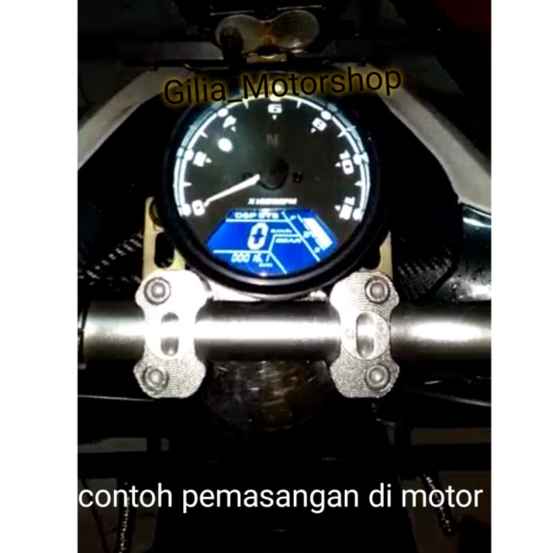 Speedometer babon Digital bulat plus Sensor Spidometer Spido babon Bulat Digital LED Custom Universal Motor