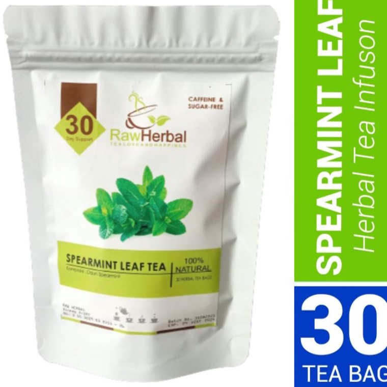 

Keluaran Terbaru.. Spearmint Leaf Tea : Teh Daun Spearmint Isi 30 Tea Bag 70