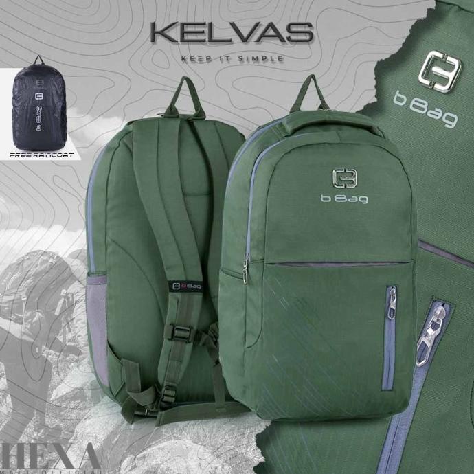 Tas Backpack Ransel Laptop Pria Sekolah Smp Sma Cowok Distro Hijau