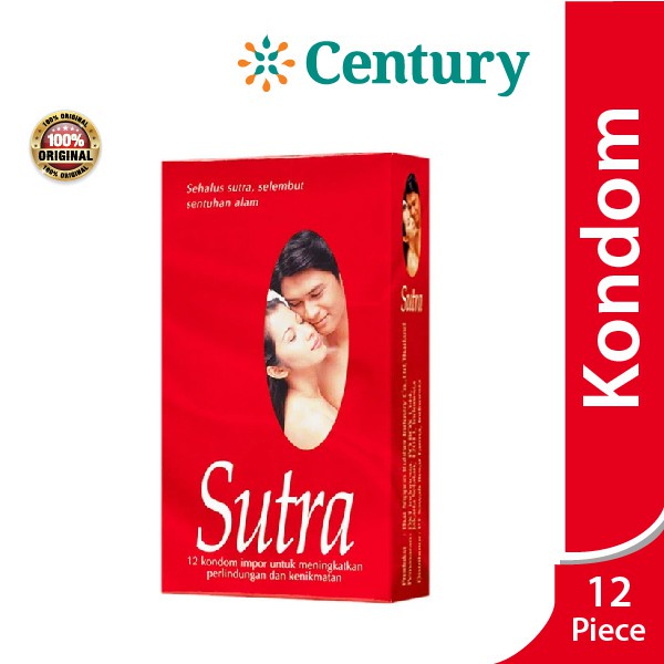 KONDOM SUTRA 12'S / KONDOM / KONTRASEPSI / KB / PRIA / SEKALI PAKAI / PELUMAS