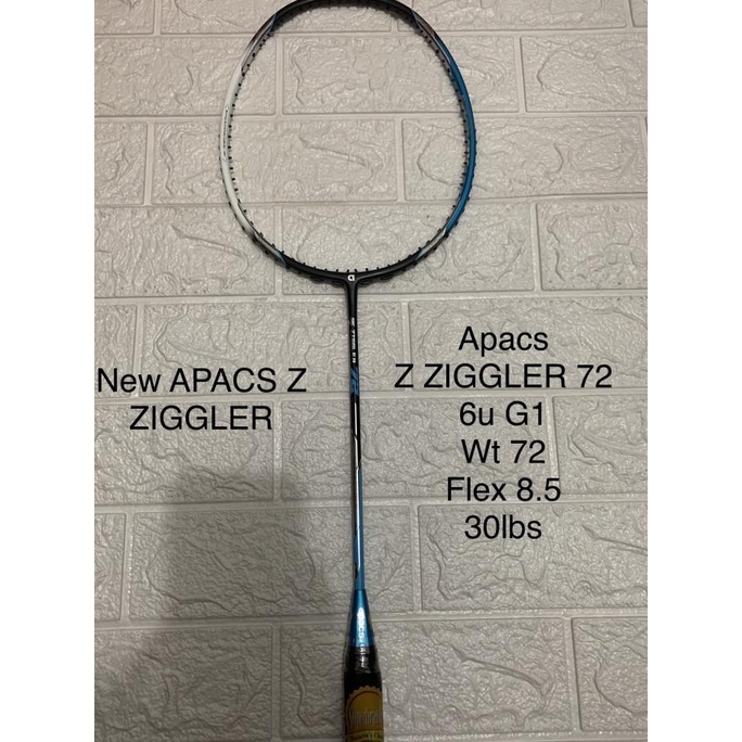 Raket Badminton APACS NEW Z ZIGGLER 72 grip 8u G1 ORIGINAL