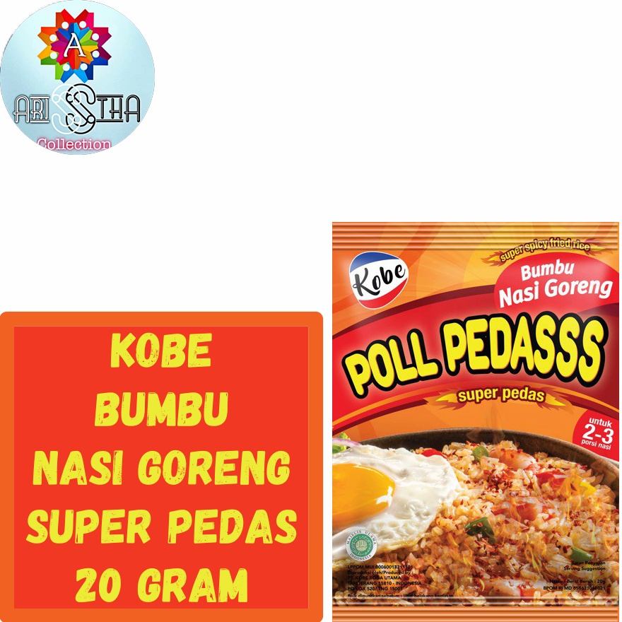 

Kobe Bumbu Nasi Goreng Super Pedas 20 Gram