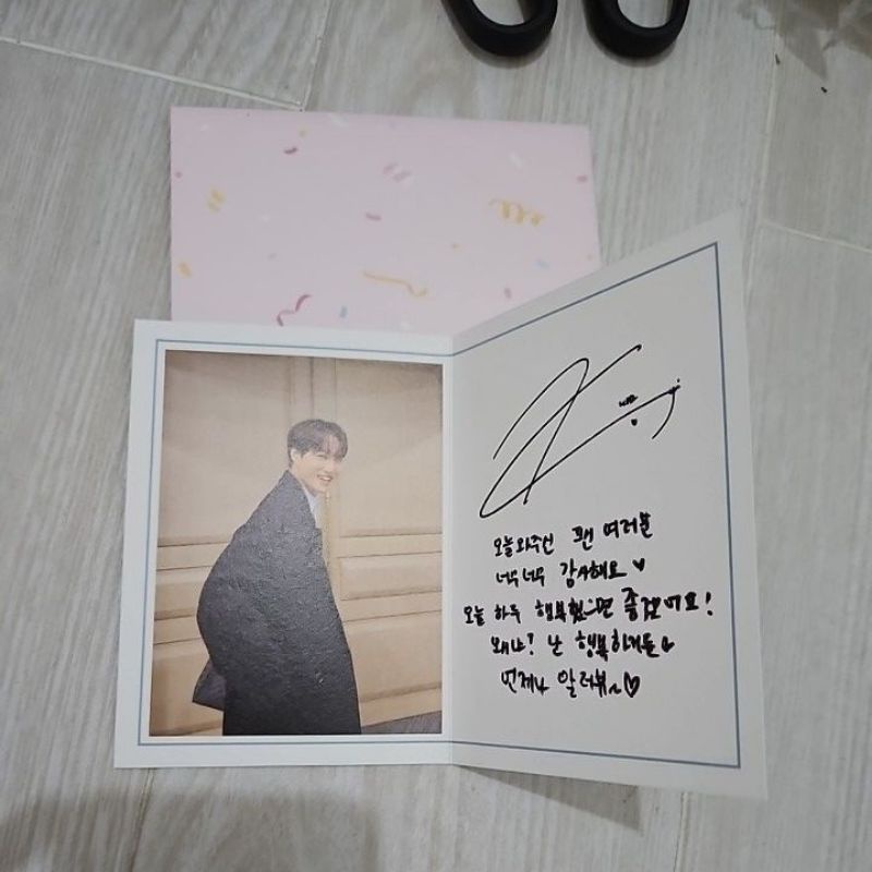 EXO kai jongin postcard birthday venue rare merch official no pc
