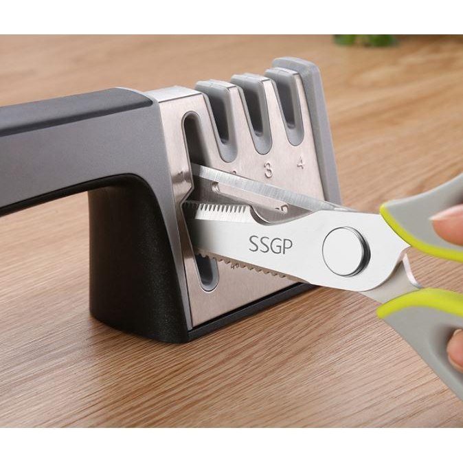 Asahan Asahan Pisau Gunting Golok Knife Quick Sharpener Keramik Stainless